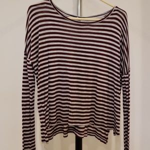 Striped Longsleeve Crop